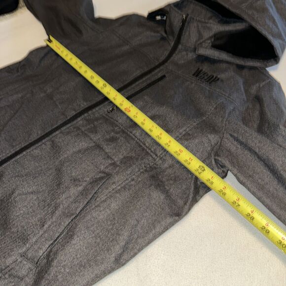 World Series Poker Mens Gray Full Zip Jacket Long Sleeve Size 2XL - Picture 8 of 9